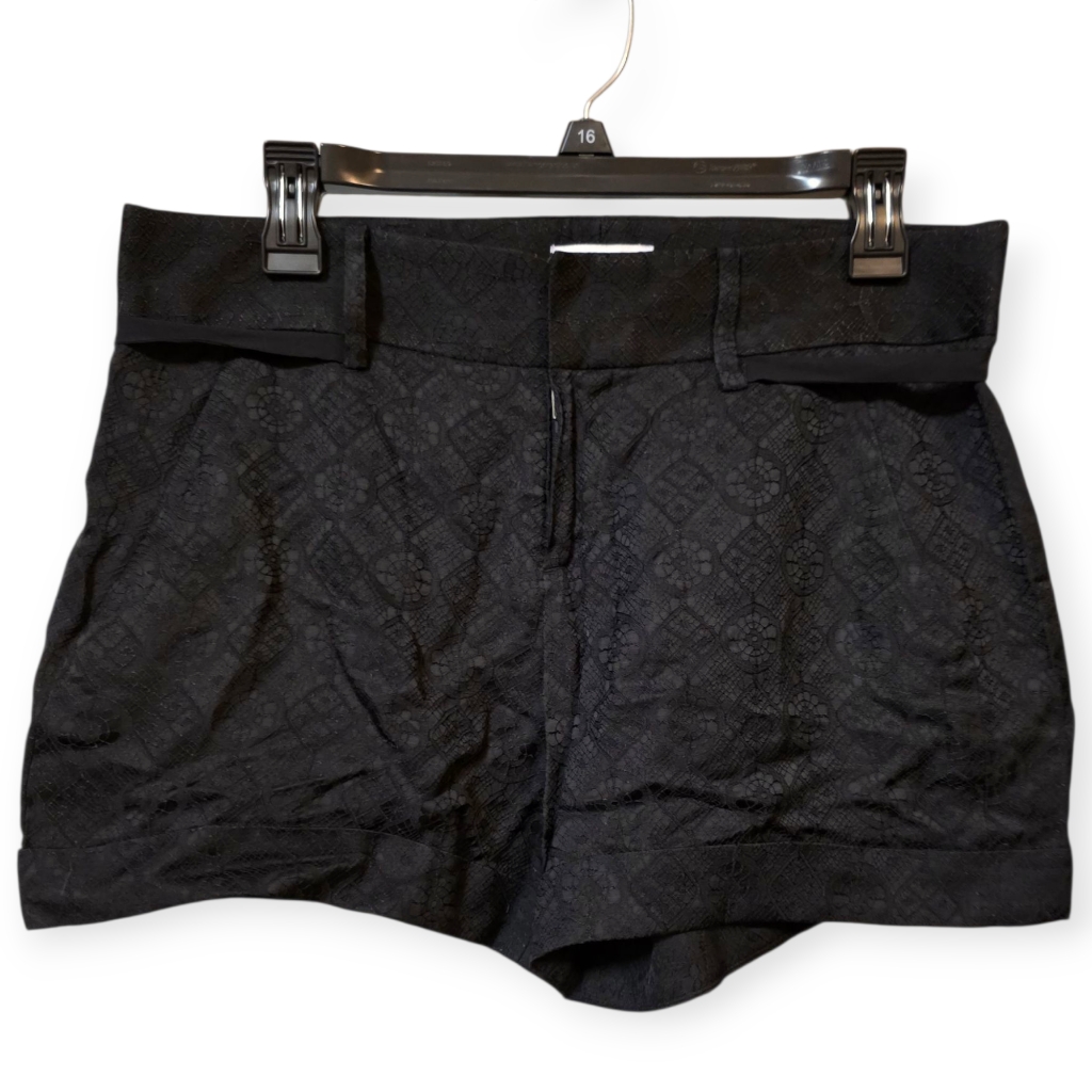 Nwt Helmut Lang Black Neutral Jacquard Facet Shorts